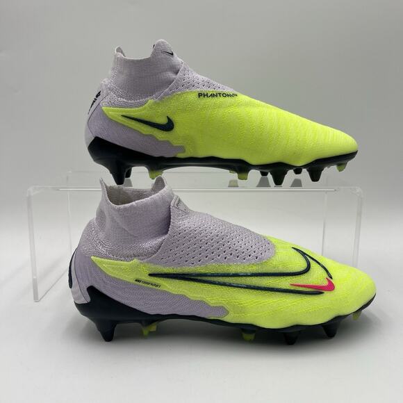 Mens Size 6.5 Nike Phantom GC Elite DF SG Pro AC P Soccer Cleats Volt FD0260 705 - Picture 1 of 5